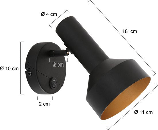 Lot de spots Anne Lighting - noir - métal - 3335ZW