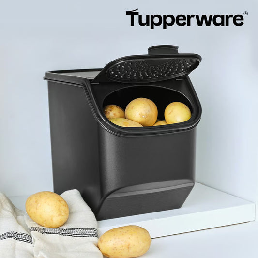 Contenant à pommes de terre Tupperware PotatoSmart - Circulation optimale de l'air - Préserve la fraîcheur des pommes de terre - Conception empilable