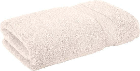 Vitality Pur - Serviettes Collection Sofia - Ensemble de serviettes de bain 70x140 - 100% Coton - Sable - 2 pièces