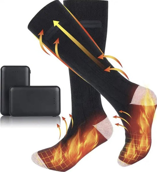 Chaussettes chauffantes - Chaussettes électriques - chaussettes - Chaussettes électriques chauffantes - Pointures 36 à 41