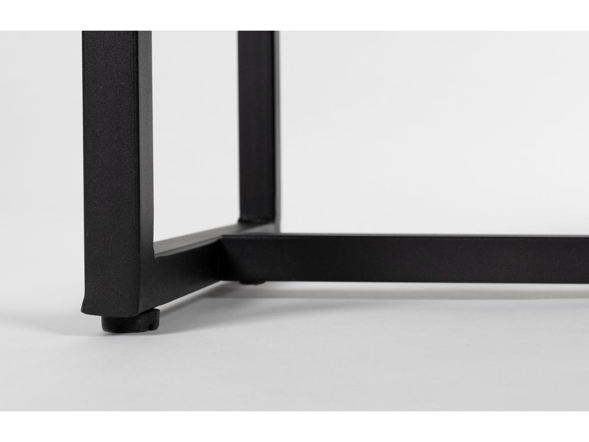 Meuble Guiji de White Label Living - Meuble TV - Blanc mat - 120 x 40 x 50 cm