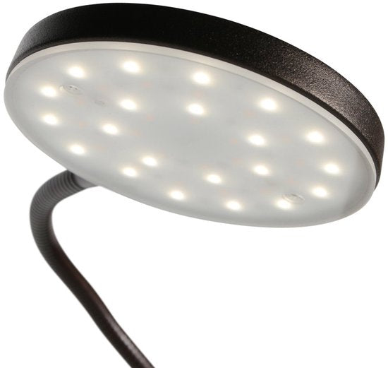 Lampadaire Platu 3351CA - Intensité réglable avec couleur de lumière ajustable, plastique marron et métal, design tendance, Mexlite, idéal pour une utilisation en intérieur