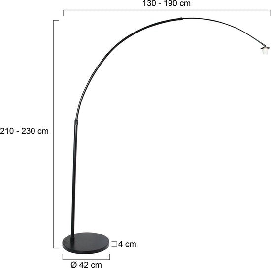 Lampadaire Steinhauer Gramineus - Noir