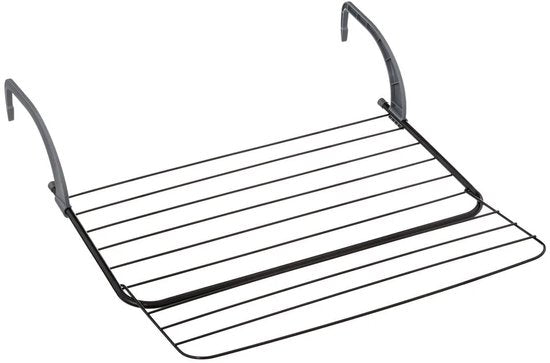 5Five Petit étendoir à linge pliable - 7 mètres de corde à linge - À suspendre - 60 x 55 cm - radiateur/porte