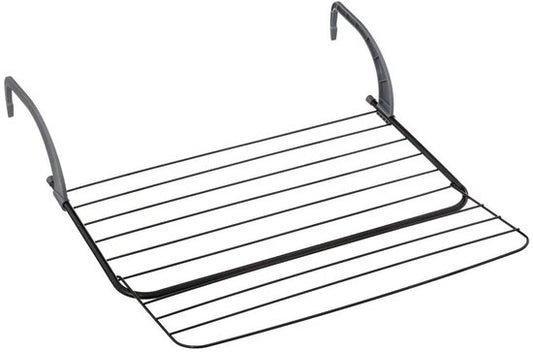 5Five Petit étendoir à linge pliable - 7 mètres de corde à linge - À suspendre - 60 x 55 cm - radiateur/porte