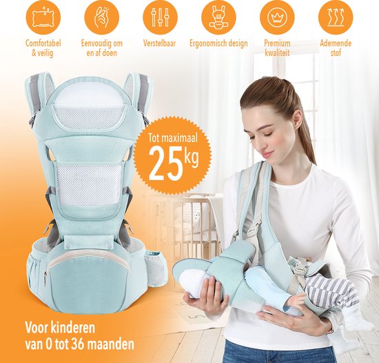 Moxica Baby Carrier - Écharpe - Porte-bébé - Porte-bébé - Porte-bébé