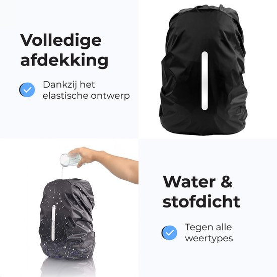 Sac à dos imperméable - 100% étanche - Sac à dos - Sac de vol pour sac à dos - Sac d'école - 25 à 35 litres
