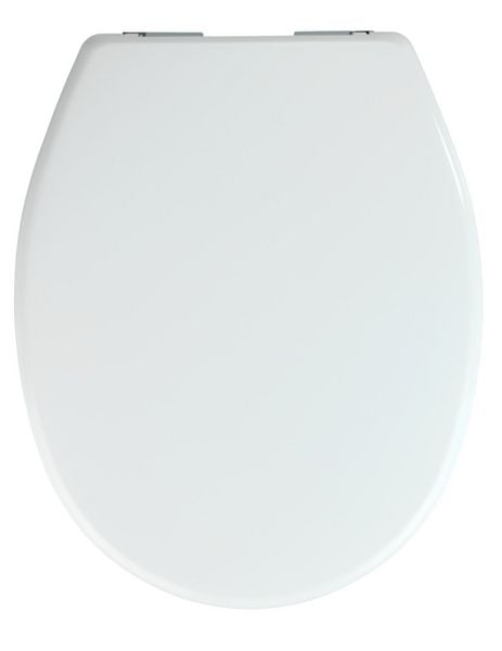 Siège de WC ALLSTAR Tucson blanc - Duroplast - Fermeture en douceur - 37,5 x 45,5 cm