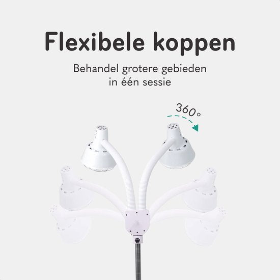 Soft & Silky Infrared Lamp 2 Heads - Rotative - Infrared - Therapy - Blanket - Lamp - Heating Panel - Heating