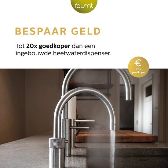 Distributeur d'eau chaude - Ocina - affichage numérique - Bouilloire instantanée de luxe - 3 litres - Blanc