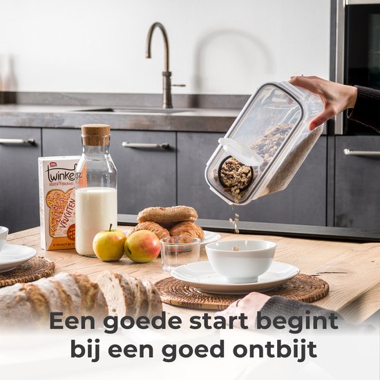 Stosh Stock jars - Boîtes à bouillon - hermétique - 4 pièces - 2.5L - sans BPA - plastique