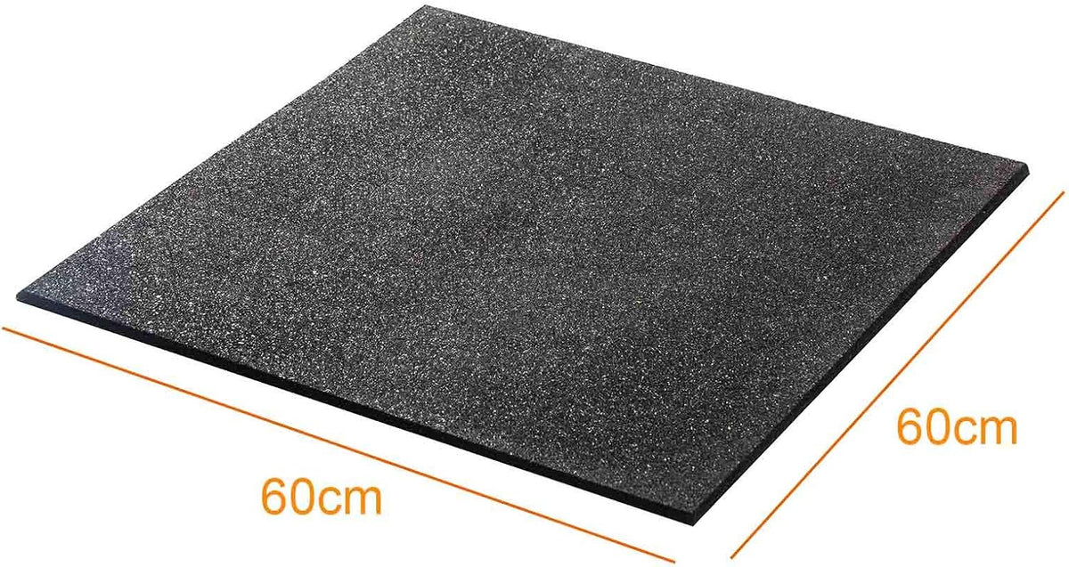Tapis anti-vibrations pour lave-linge 60 x 60 x 1 cm - Granulés de caoutchouc - Antidérapant - Amortisseur de vibrations - Pour lave-linge, sèche-linge et appareils de fitness