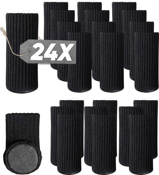 VAIVE Protège-jambes de chaise - Protecteur de sol - Chaussettes pour jambes de chaise - Capuchons pour jambes de chaise - Protecteurs pour jambes de chaise - Chaussettes de chaise