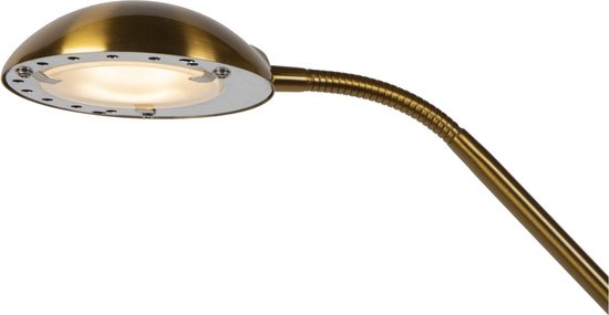 Lucide ZENITH - Lampe de lecture - LED à intensité variable - 3000K - Or mat / Laiton