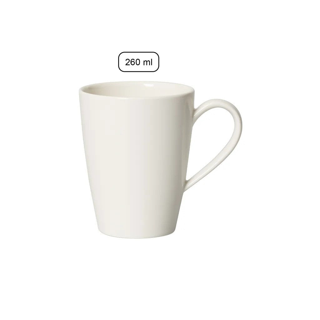 vivo - Tasses à café Basic White - Lot de 6 - Blanc