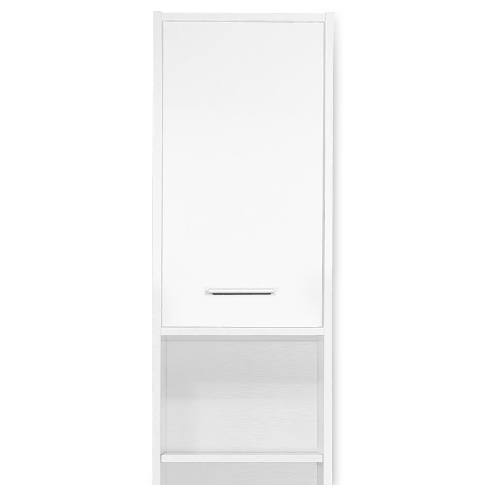 Armoire de salle de bains - Casaria - avec étagères réglables - 185 x 30 x 30 cm - Blanc