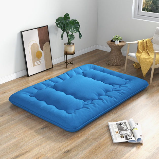 Coast Floor Mattress - Microfibre & Polyester - Sac de transport inclus - 140 x 200cm - Bleu