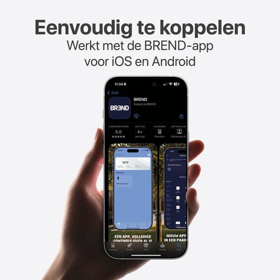 Traceur d'activité - Etanche IP68 - Mesure la fréquence cardiaque, le SpO₂ et le sommeil - Podomètre - Aluminium anodisé - BREND App - Gris - BREND BR-2249