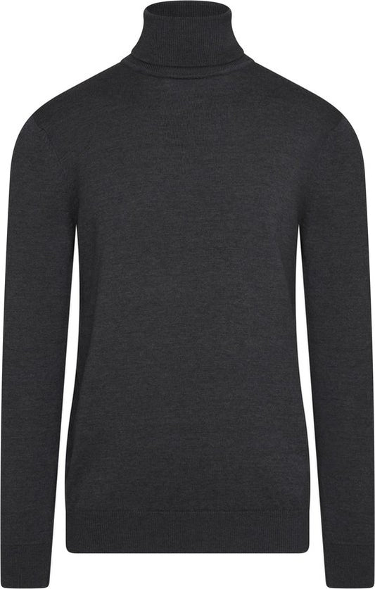 Cappuccino Italia - Pull à col roulé pour homme, couleur Charcoal - Gris - Taille S