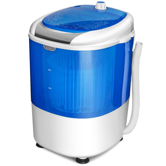 Coast Mini laveur - Laveur de voyage - Avec centrifugeuse - 2-en-1 - 36x34x51 cm - Bleu