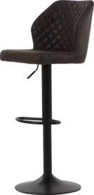 Dutchbone Edward Tabouret de bar 2x - Marron foncé - 43x43x70 cm