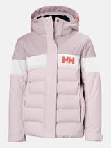 Helly Hansen Jr Diamond Jacket - Veste de ski pour filles - 100% polyester - Rose