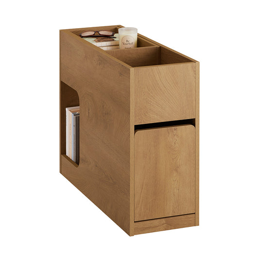 SoBuy Table d'appoint avec plateau amovible - Tiroir coulissant et compartiment ouvert - 70 x 25 x 55 cm - FBT158-N