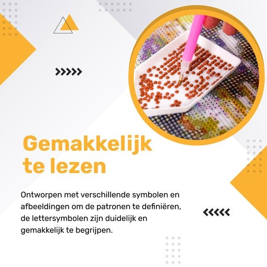 Rubye® Peinture au diamant adultes - Peinture au diamant enfants - Peinture au diamant paquet complet - Pleine lune et fleurs - 70x40cm