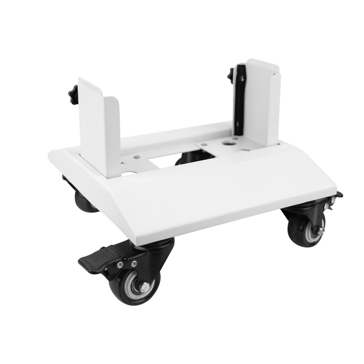 ATP Optimum support de sol à roulettes pour la thérapie par la lumière rouge - mobile et stable - blanc - 60 × 60 × 180 cm
