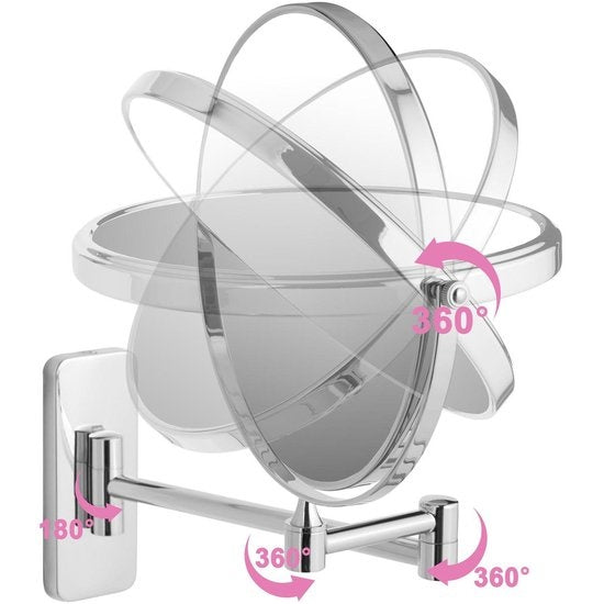 TecTake - Miroir - miroir de maquillage - 5 plis - 402642