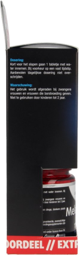 Lucovitaal Mélatonine pure 100 mcg Complément alimentaire - 2 x 500 comprimés