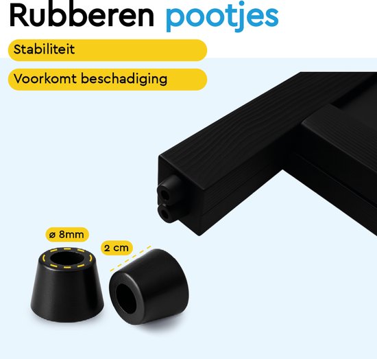 BRASQ Chalkboard Black - 70x130 CM - Tableau noir - Enseigne publicitaire - Enseigne de trottoir - Double face - pour l'intérieur et l'extérieur - Hospitality