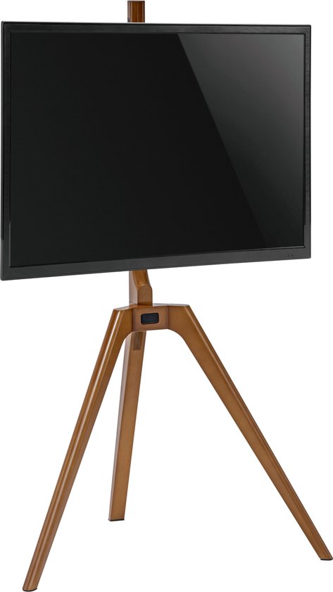 Support TV chevalet de peintre studio de design - rotatif - jusqu'à 65 pouces