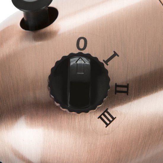Tristar VE-5970 - Ventilateur de table rétro - Ø30 cm - Finition cuivre - 3 niveaux de vitesse