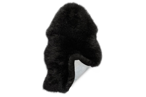 Lifa Living - Peau de mouton XL - Noir - 100% laine de mouton naturelle - approx. 100 x 70 cm