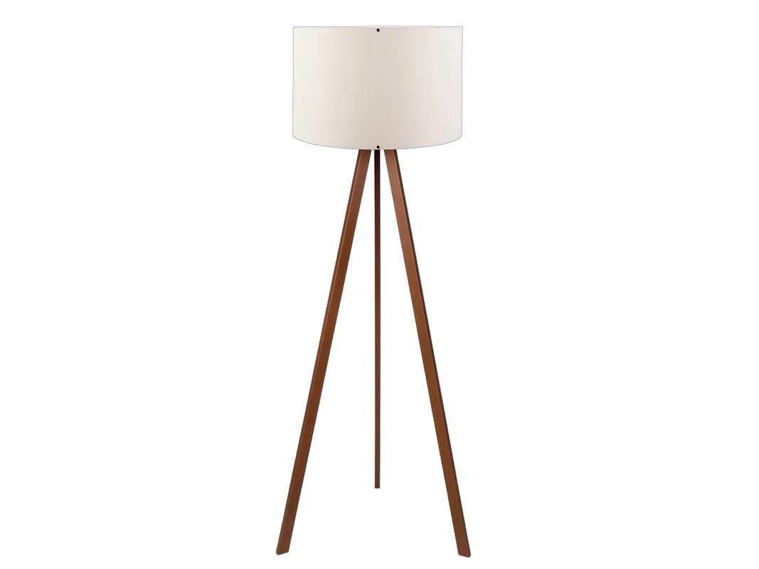 Lampe sur pied Asir - Bois - 150 cm de haut - Naturel