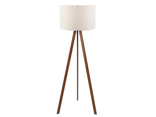 Lampe sur pied Asir - Bois - 150 cm de haut - Naturel