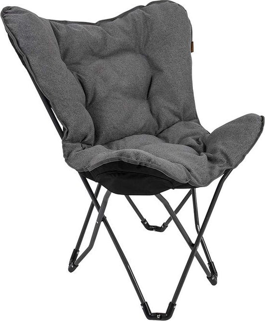 Bo-Camp - Urban Outdoor - Chaise papillon - Grainger - M - Nika - Gris