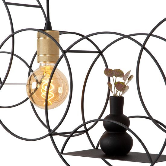 Lucide CIRCLE - Suspension - 3xE27 - Noir