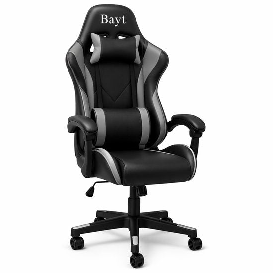 Bayt Gaming Chair - Chaise de jeu - Chaise de bureau ergonomique - Noir - Réglable