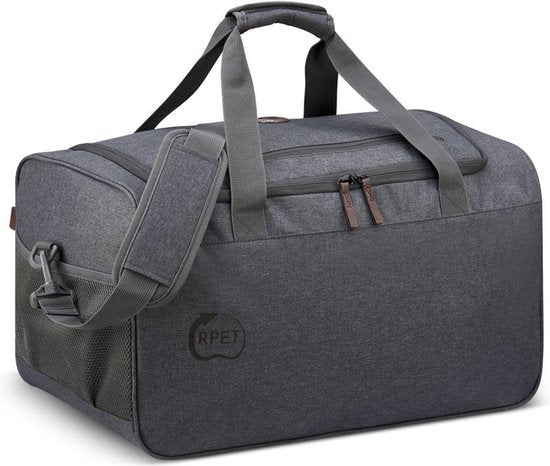 Delsey Paris Maubert 2.0 Weekender - Bagage à main Bagage de voyage 41L - RPET Durable - Serrure TSA - 50 cm - Anthracite