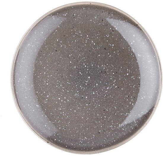 assiette STELLAR Ø22cm - 6 pièces - Gris béton