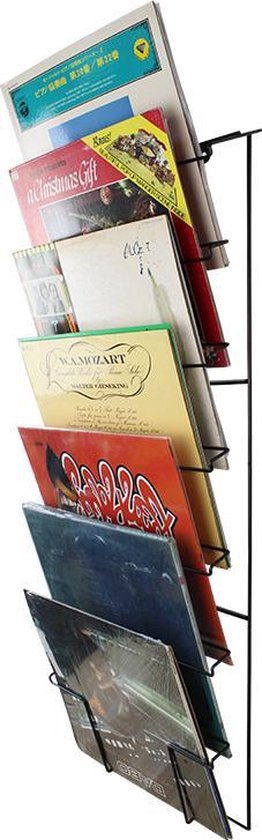 Support de rangement pour disques vinyles Lp - support mural pour ranger les disques vinyles Lp contre le mur