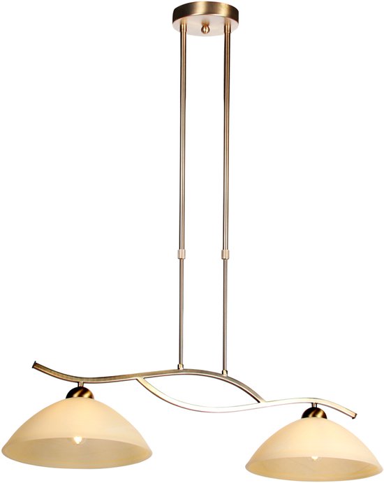 Steinhauer - lampe suspendue - Anthea - bronze - verre métal - lampe design - E27 - 4325BR