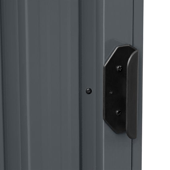 AXI Owen - Abri métallique pour conteneur, couleur anthracite - Abri pour 1 conteneur à déchets – Capacité max. 240 L – Bonne ventilation