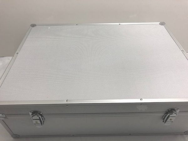 VDD Professional CD Case DJ Case - 140 CD - Argent - 59x41x19 cm