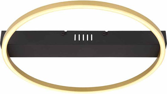 Globo - plafonnier - Gunther - noir - métal - LED - 48461-20R