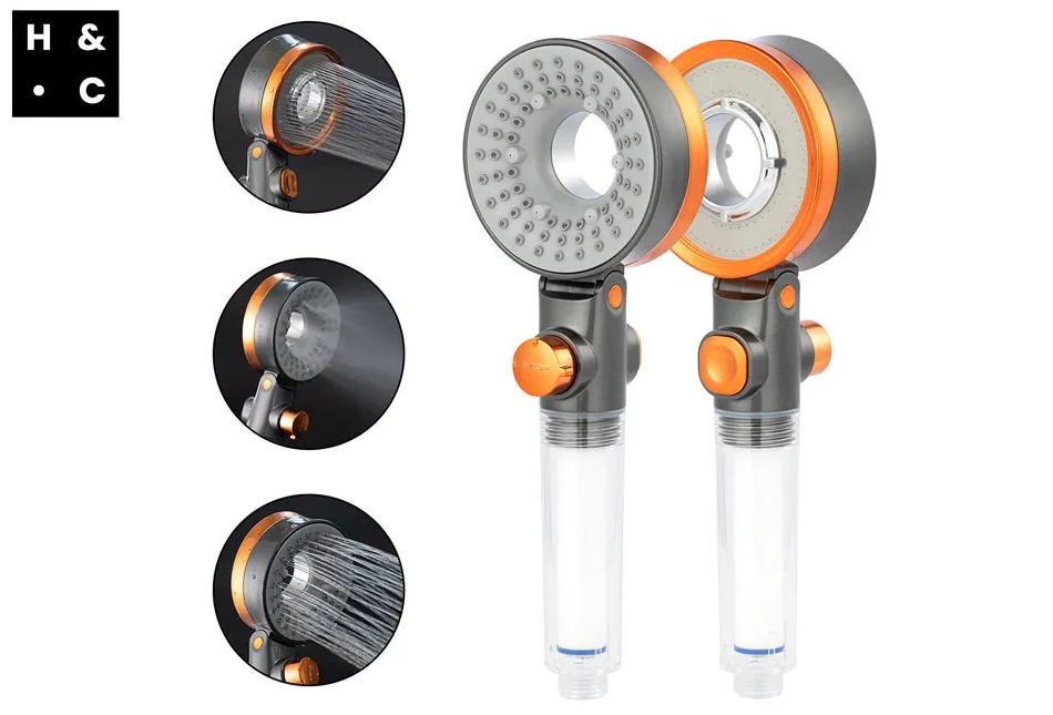 Home & Cmfort Douche à économie d'eau 3 en 1 avec filtre