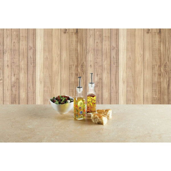 World of Flavours 180ml Verseurs d'huile et de vinaigre - Transparent avec impression