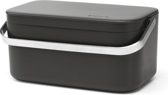Poubelle de cuisine SinkSide de Brabantia - 1,8 litre - Gris foncé